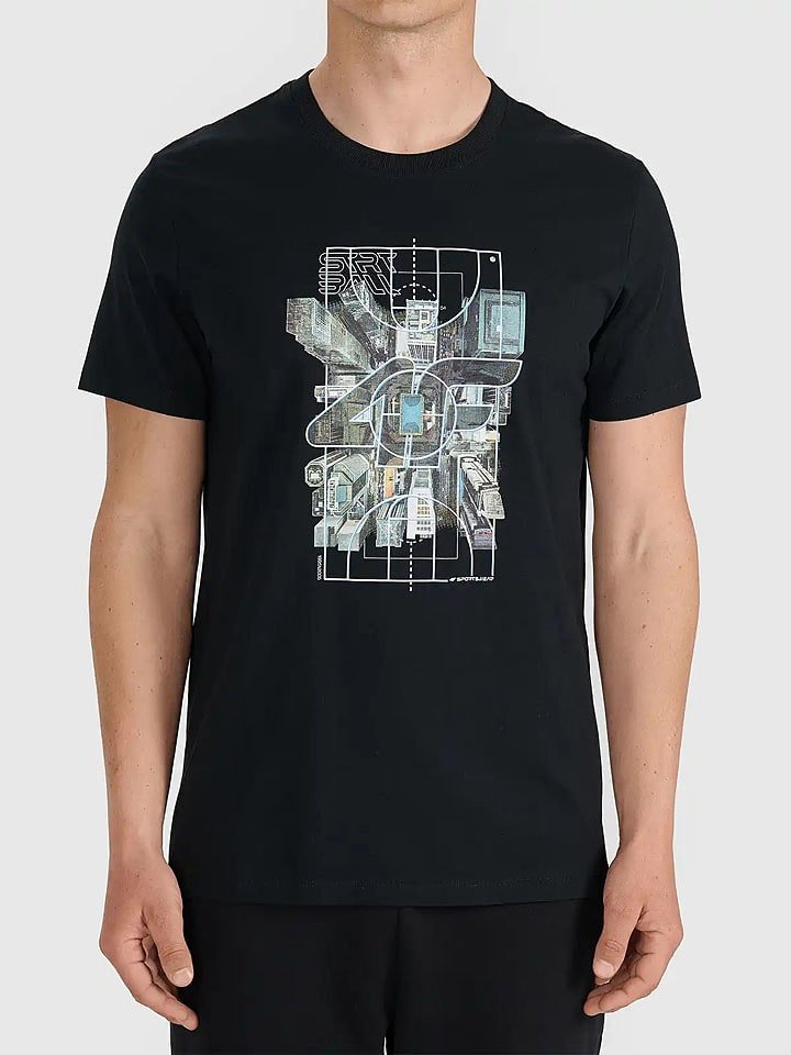 4F Koszulka w kolorze czarnym