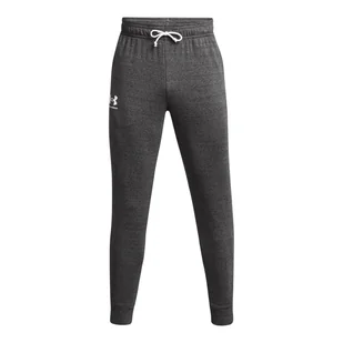 Męskie Spodnie UNDER ARMOUR UA RIVAL TERRY JOGGER 1380843-025 – Szary - Spodnie męskie - miniaturka - grafika 1