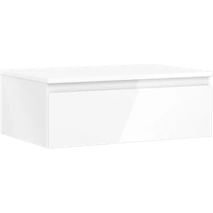 Mexen Orio szafka łazienkowa podumywalkowa 70 cm z blatem, 1 szuflada, biała połysk - 91A10-07023-1-BFC00 - Szafki łazienkowe - miniaturka - grafika 1