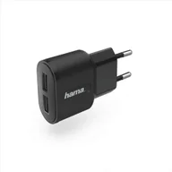 Ładowarki do telefonów - Ładowarka Hama ŁADOWARKA SIECIOWA USB (2xUSB) 230V 2,4A - miniaturka - grafika 1
