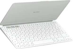 Logitech 920-013007 klawiatura Uniwersalne Bluetooth AZERTY Francuski Biały 920-013007 - Klawiatury - miniaturka - grafika 1