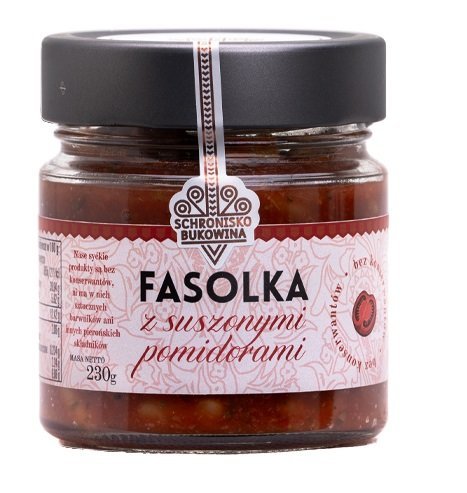 Fasolka z suszonymi pomidorami 230g - Schronisko Bukowina