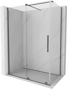 Mexen Velar kabina prysznicowa rozsuwana 140x80 cm, transparent, gun metal - 871-140-080-01-95 - Kabiny prysznicowe - miniaturka - grafika 1