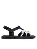 Buty dla dziewczynek - Melissa Sandały Mini Melissa Hip Bloomy Inf M 36188 Czarny - miniaturka - grafika 1