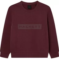 Bluzy dla chłopców - Hackett London Chłopięca bluza Essential Sp Crew, Czerwony (kasztanowy), 3 Lat - miniaturka - grafika 1