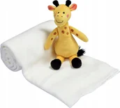 Koce i narzuty dla dzieci - BabyOno Kocyk z przytulanką, 80 x 100 cm - miniaturka - grafika 1