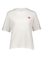 Koszulki i topy damskie - SisterS point Koszulka w kolorze białym - miniaturka - grafika 1