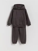 Bluzy i sweterki niemowlęce - Reserved - Dzianinowy komplet oversize - ciemnoszary - miniaturka - grafika 1