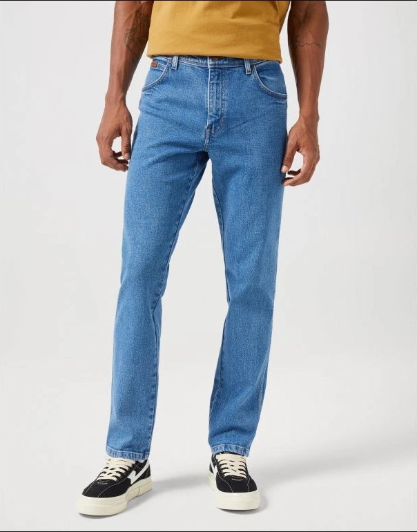 Męskie spodnie jeansowe dopasowane Wrangler TEXAS SLIM W33 L34