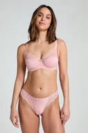 Majtki damskie - Hunkemöller Figi z wysokim stanem Sophie Różowy - miniaturka - grafika 1