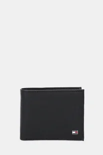 Tommy Hilfiger portfel skórzany męski kolor czarny AM0AM13518 - Portfele - miniaturka - grafika 1