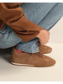 Półbuty damskie - Gino Rossi Sneakersy AYA-110125 Brązowy - miniaturka - grafika 1