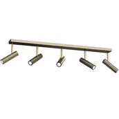 Lampy sufitowe - Szeroka, złota listwa sufitowa do salonu LX 264 z serii AXION - miniaturka - grafika 1