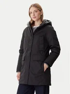 Kurtki damskie - Tommy Hilfiger Parka WW0WW46533 Czarny Relaxed Fit - miniaturka - grafika 1