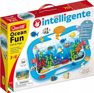 Zabawki kreatywne - Quercetti QUERCETTI rinkinys OCEAN FUN FISH & PEGS, 00969 - miniaturka - grafika 1
