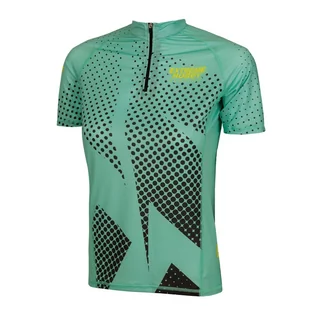 Koszulka do biegania damska z krótkim rękawem EXTREME HOBBY HALFTONE rozpinana - Koszulki sportowe damskie - miniaturka - grafika 1