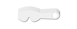 PROGRIP ZRYWKI 10 SZT STANDARD DO GOGLI 3303 VIST - Gogle i okulary motocyklowe - miniaturka - grafika 1