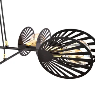 Emibig PLAYA 4 BLACK 1146/6 lampa wisząca oryginalny Design nowoczesna 1146/6 - Lampy sufitowe - miniaturka - grafika 6