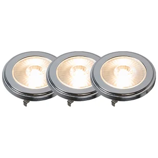 LUEDD Zestaw 3 ściemnialnych żarówek LED G53 AR111 9W 650lm 3000K - Żarówki LED - miniaturka - grafika 1