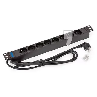 Triton Listwa zasilająca 8x schuko, 16 A, 2 m, wtyk DIN49441, czarny RAB-PD-X01- (RAB-PD-X01-A1) - Listwy zasilające - miniaturka - grafika 1