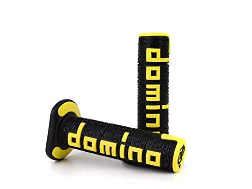 Domino A360 czarna i żółta osłona kierownicy do motocykli crossowych TT
