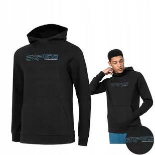 BLUZA MĘSKA 4F SPORTOWA Z KAPTUREM DRESOWA L - Bluzy męskie - miniaturka - grafika 1
