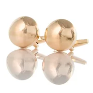 Spinki do mankietów i krawatów - Spinki do mankietów złote EM 2 - EM Men's Accessories - miniaturka - grafika 1