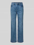 Spodnie damskie - Jeansy o kroju straight fit z mieszanki bawełny model ‘TESSA’ - miniaturka - grafika 1