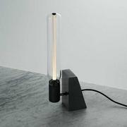 Lampy stojące - Stoned Black Granite / Glass Crystal Bulb - Eu - miniaturka - grafika 1