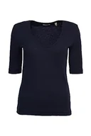 Koszulki i topy damskie - ESPRIT Damska koszulka 043EE1K343, 400/NAVY, L, 400/granatowy, L - miniaturka - grafika 1