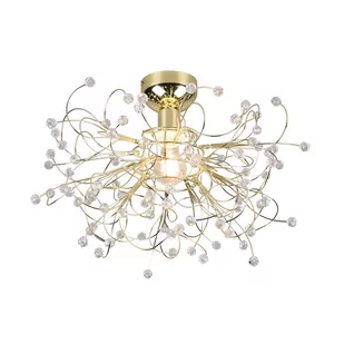 Trio Rl Gloria R61311003 plafon lampa sufitowa 1x40W E27 złoty - Lampy sufitowe - miniaturka - grafika 1