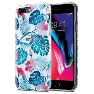 Etui Do Apple iPhone 7 PLUS / 7S PLUS / 8 PLUS w LIŚCIE ŻÓŁWIA Pokrowiec TPU Silikon Obudowa Case Cover Plecki Cadorabo - Etui i futerały do telefonów - miniaturka - grafika 1