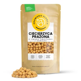 Ciecierzyca Prażona o Smaku Śmietanki z Cebulką 200 g - Chipsy - miniaturka - grafika 1