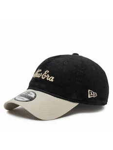 New Era Czapka z daszkiem Script Cord 9TWENTY 60580826 Czarny - Czapki męskie - miniaturka - grafika 1