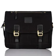 Torby męskie - Torba Męska Czarna Studencka Na Ramię T-17-Bl - miniaturka - grafika 1