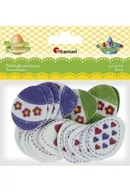 Zabawki kreatywne - Naklejki filcowe pisanki Wielkanoc - miniaturka - grafika 1