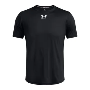Męska koszulka treningowa Under Armour UA M's Challenger Pro Train Ss - czarna - UNDER ARMOUR - Koszulki sportowe męskie - miniaturka - grafika 1