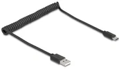 Kable USB - DeLOCK 90368 kabel USB USB 2.0 0,75 m USB A USB C Czarny - miniaturka - grafika 1