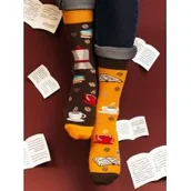 Moda i uroda - Skarpety Książki i kawa 43-46 Nowa - miniaturka - grafika 1