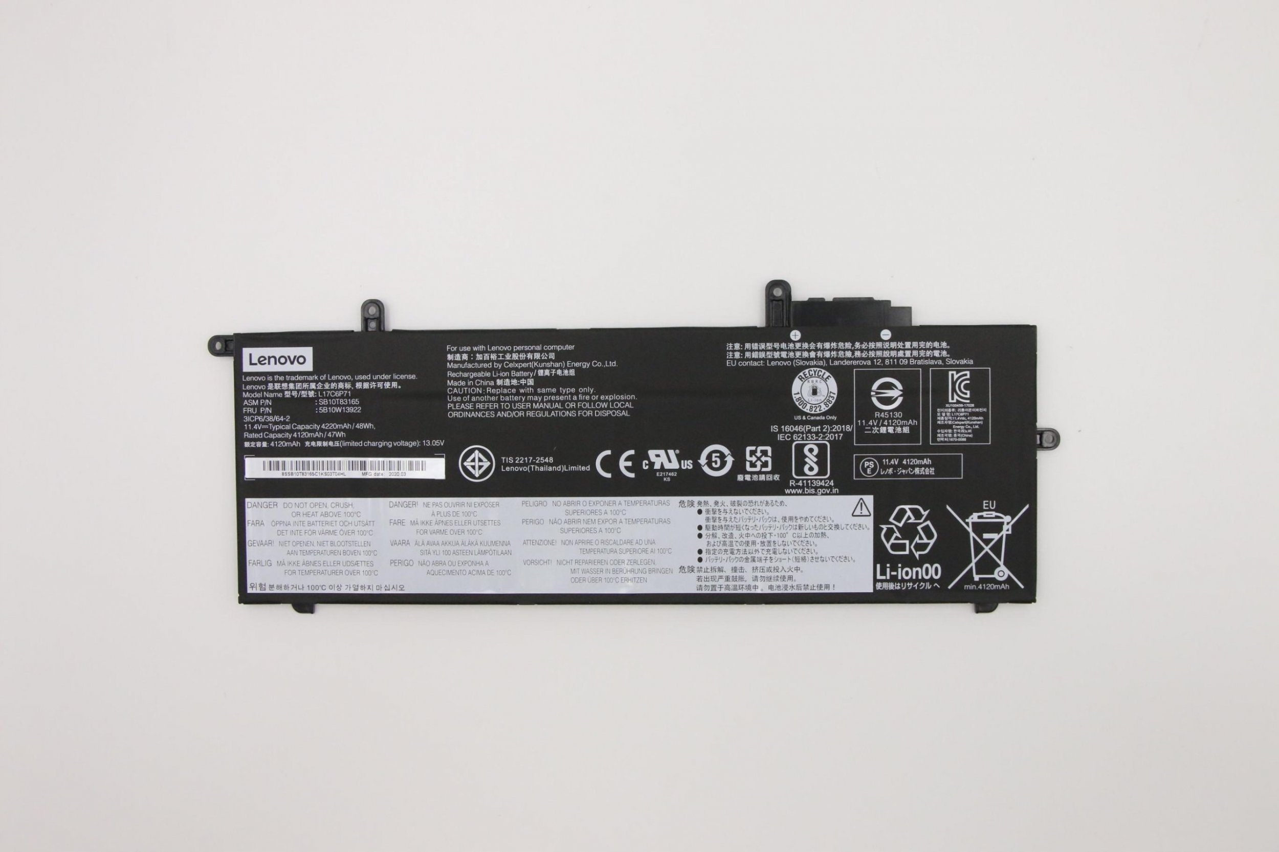 Bateria Lenovo BIS3 for Finn Integ 6c/48Wh