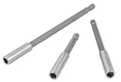 Akcesoria do elektronarzędzi - Uchwyt magnetyczny do bitów 1/4" przedłużki 3szt FALON-TECH - miniaturka - grafika 1
