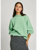 Swetry damskie - Pepe Jeans Sweter w kolorze jasnozielonym - miniaturka - grafika 1