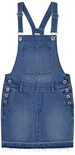 Sukienki - Pepe Jeans Dziewczęca sukienka Kaia, niebieski (denim), 6 Lata - grafika 1