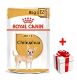 Mokra karma dla psów - ROYAL CANIN Chihuahua Adult 12x85g karma mokra - pasztet, dla psów dorosłych rasy  + niespodzianka dla psa GRATIS - miniaturka - grafika 1