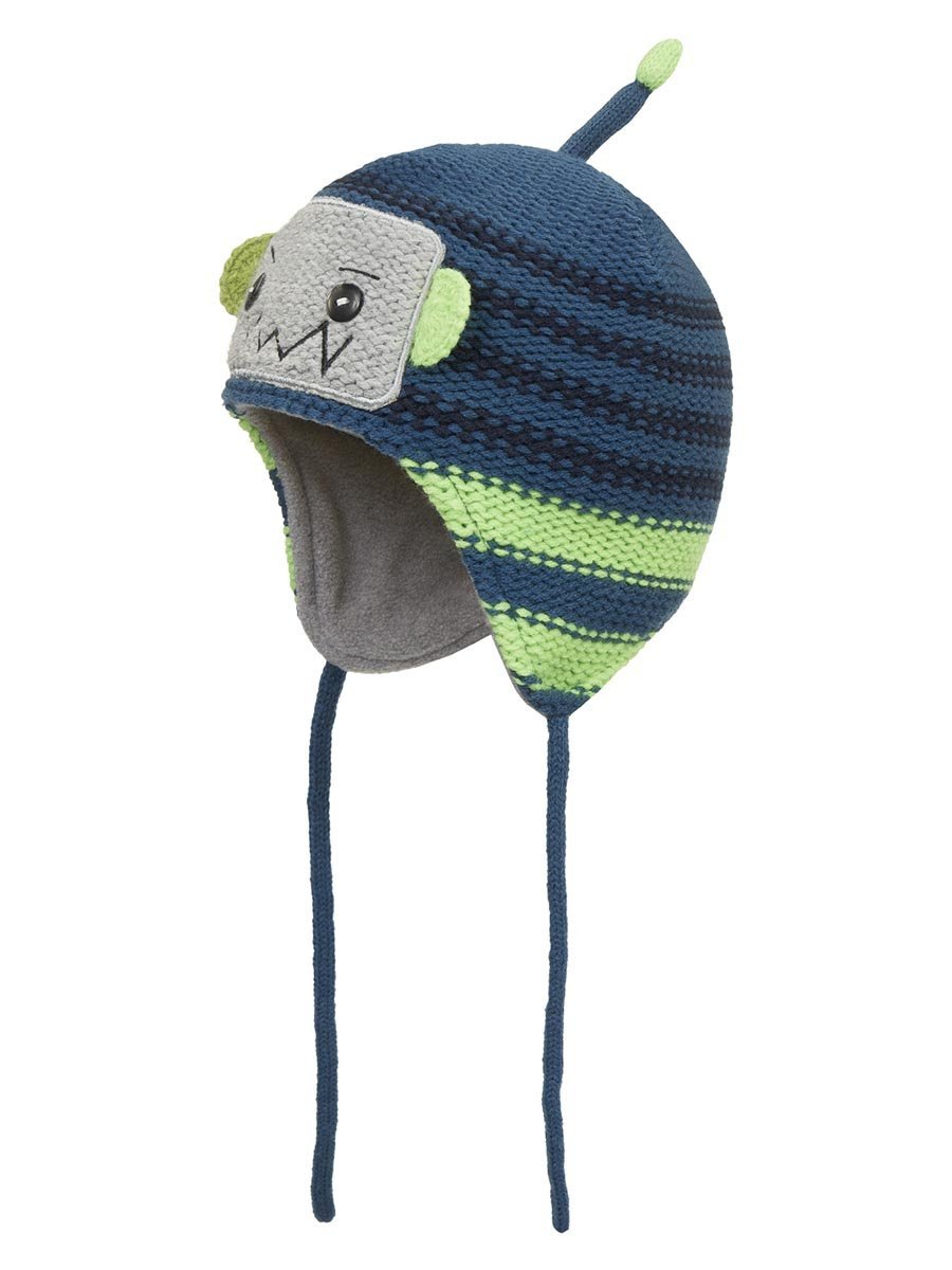 Niemowlęca czapka wiązana zielona Doll