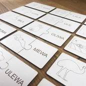 Pomoce naukowe - Puzzle wyrazowe cz.1 - Colorado - miniaturka - grafika 1