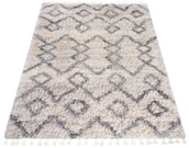 Dywany - Kremowy skandynawski dywan shaggy F5-P35 - miniaturka - grafika 1