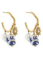 Kolczyki - Guess Kolczyki JUBE05 084JW Złoty - miniaturka - grafika 1