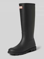 Kalosze damskie - Kozaki z detalem z logo - miniaturka - grafika 1