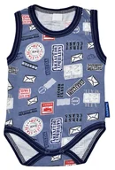 Body dla niemowląt - Body 56 Ramiączko na ramiączkach RAMKA ramki Bez rękawa ROZM. 56 Pampicio - miniaturka - grafika 1